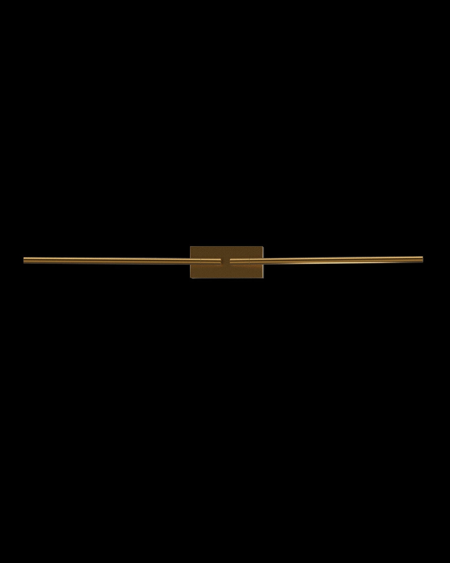 Tubular Double Wall Satin Gold Light