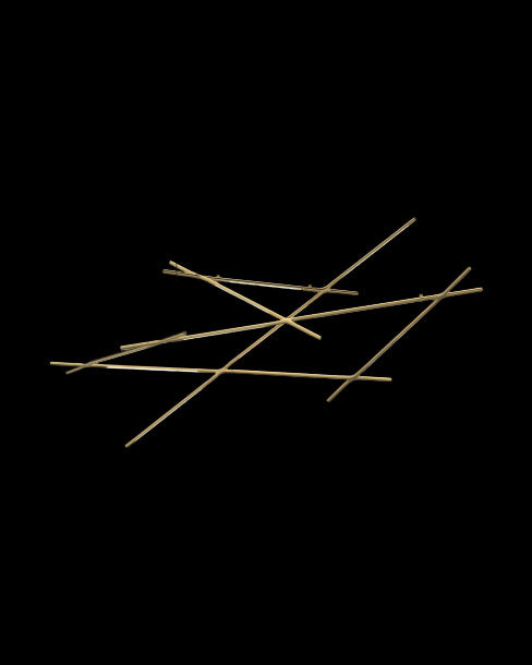Tubular 11Lt Pendant Satin Gold Model A Light
