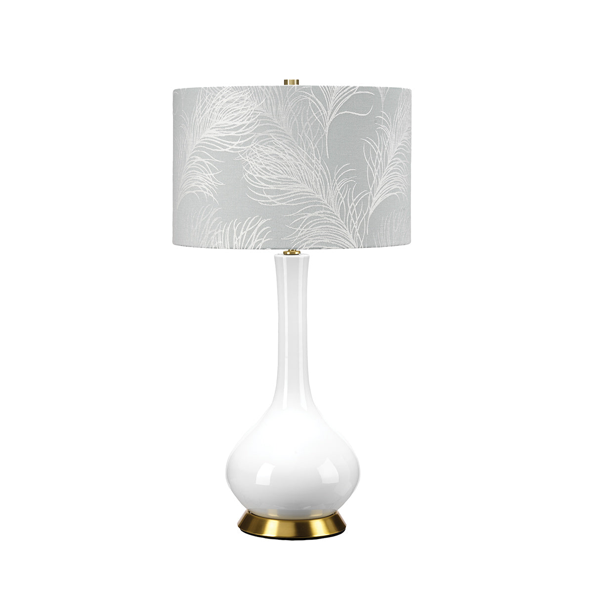 Milo 1 Light Table Lamp – White, Aged Brass, Blue (Stock ETA)