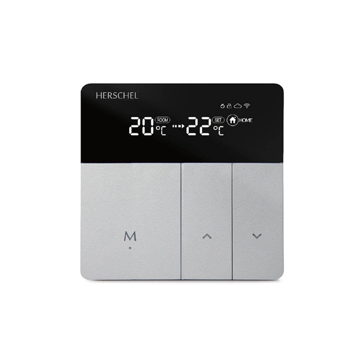 Herschel iQ T-MKS Mains Powered WiFi Thermostat Silver