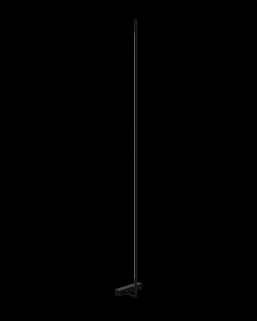 Tubular Floor Matt Black Light