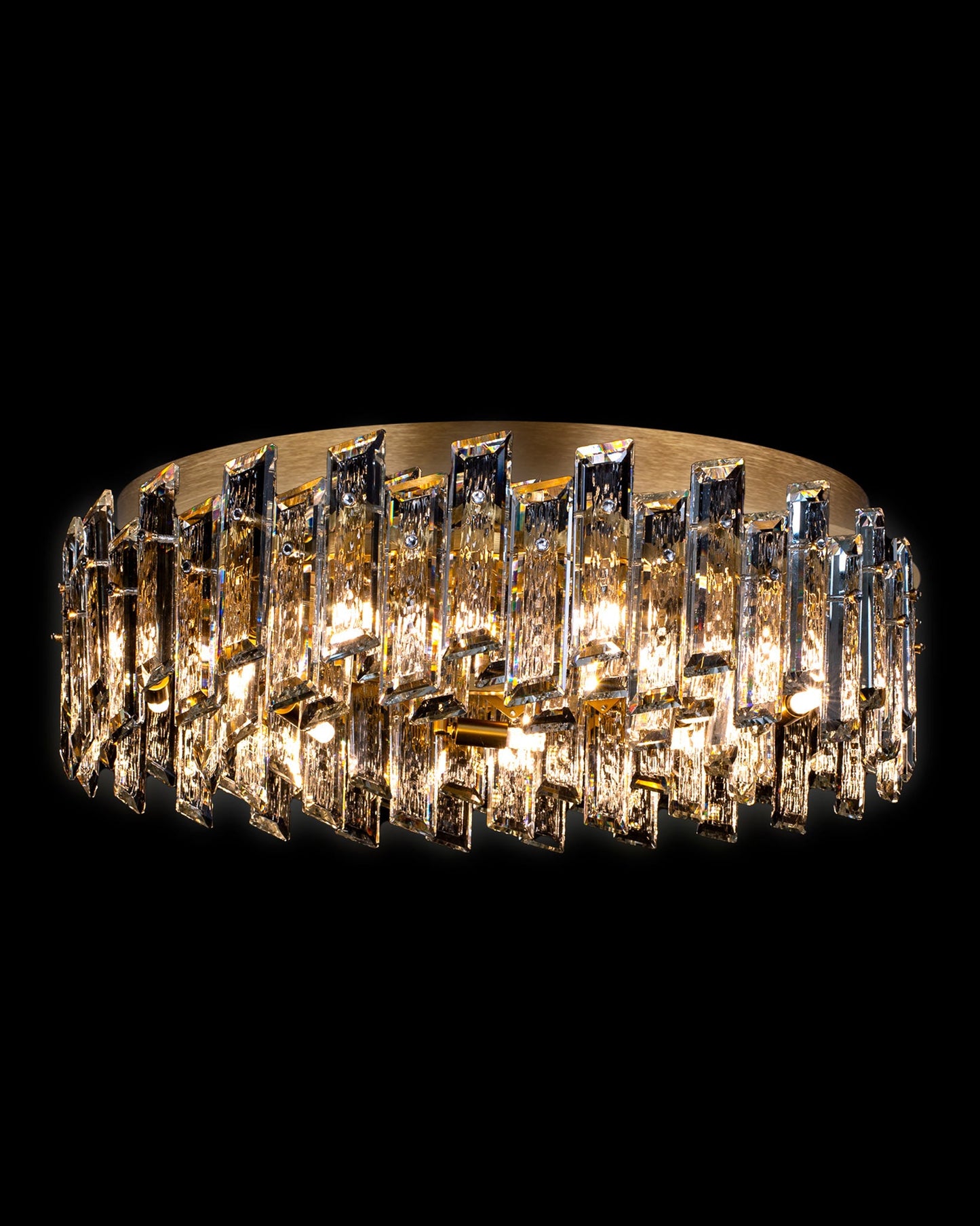 Crisiante Flush 2 Tier 6/9Lt Gold Light