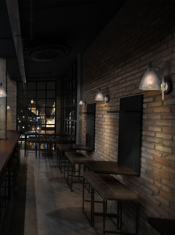 Metro 1lt Wall Light matt black and satin nickel