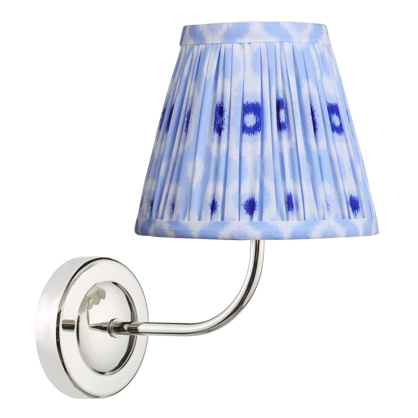 Navarro Rechargeable Wall Light Polished Nickel With Shade LED