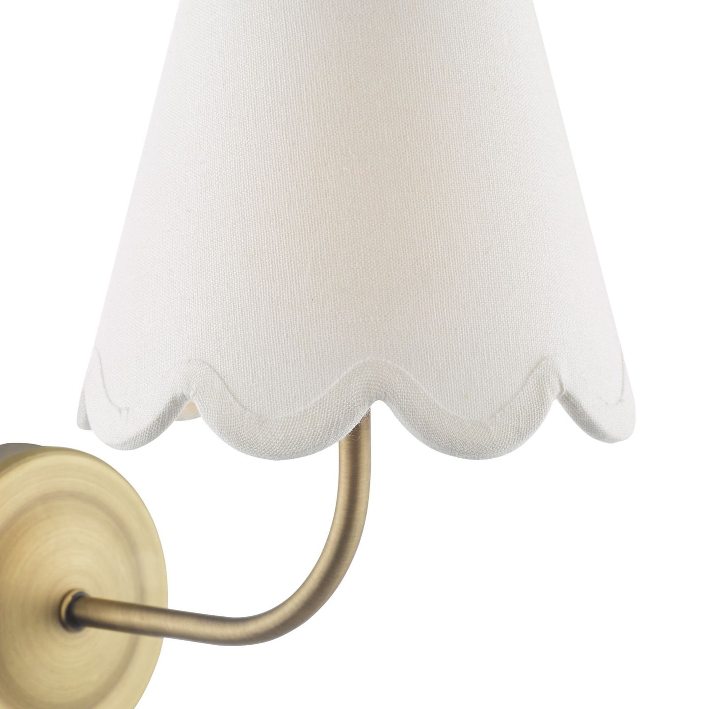 Navarro Rechargeable Wall Light Matt Antique Brass Bracket Only LED