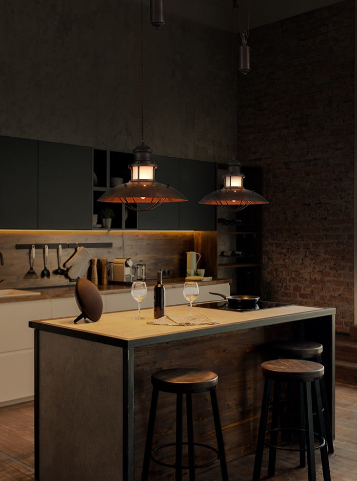 Newton Bronze Rise and Fall Pendant