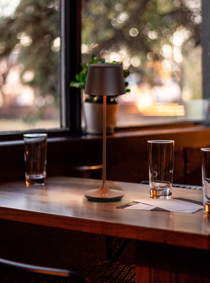 Nomad Portable Table Lamp in Rust H360mm