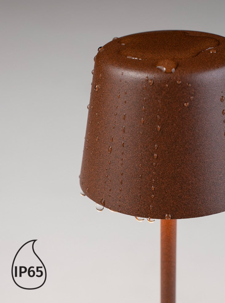 Nomad Portable Table Lamp in Rust H250mm