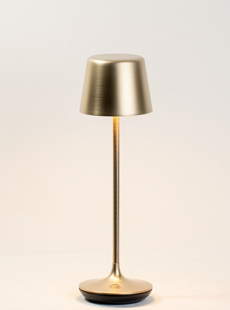 Nomad Portable Table Lamp in Brushed Brass H250mm