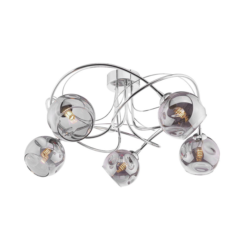 Onawa 5 Light Semi-Flush Polished Chrome