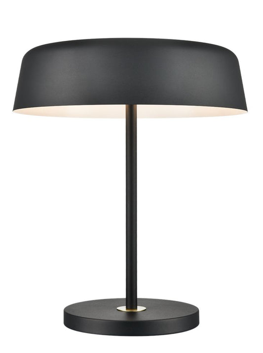 Otto Matt Black Table Lamp