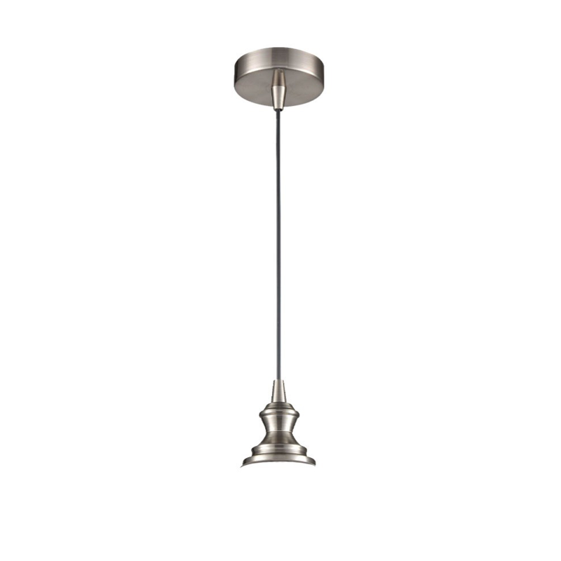 Refract Satin Nickel Single Pendant