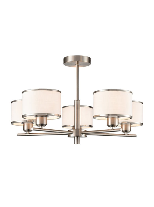 Polaris 5lt Fitting in Satin Nickel