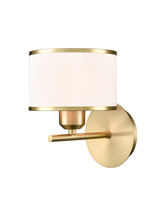 Polaris 1lt Wall Bracket in Aged Brass