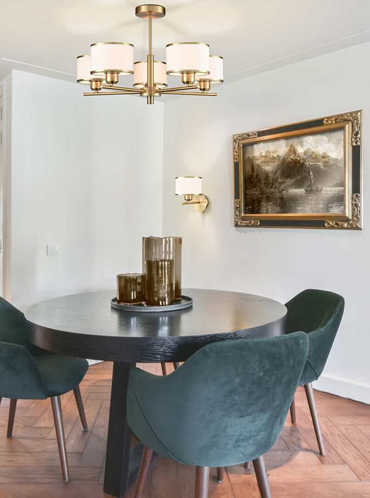 Polaris 1lt Wall Bracket in Aged Brass