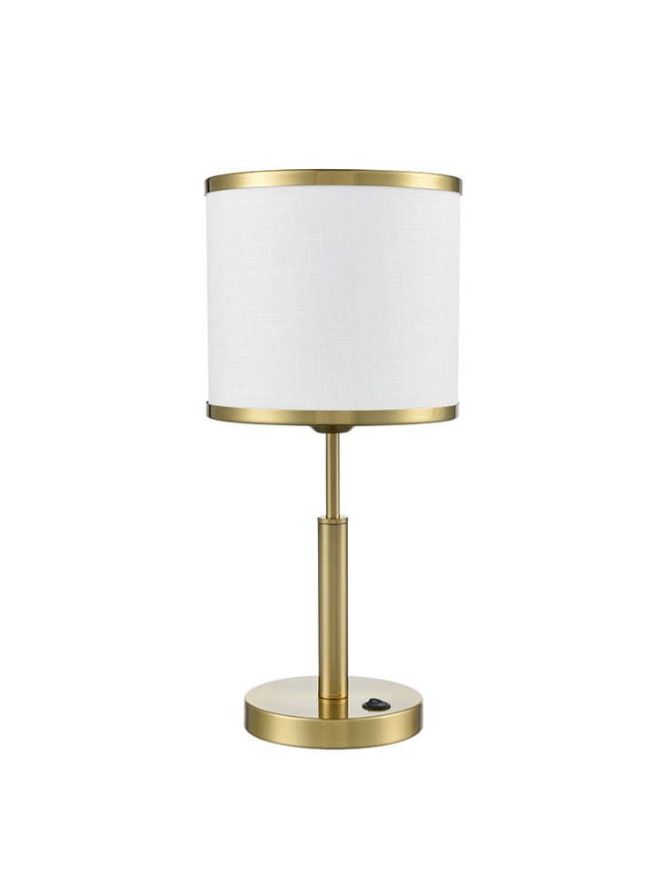 Polaris Aged Brass Table Lamp