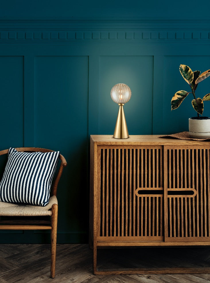 Quasar Table lamp aged brass