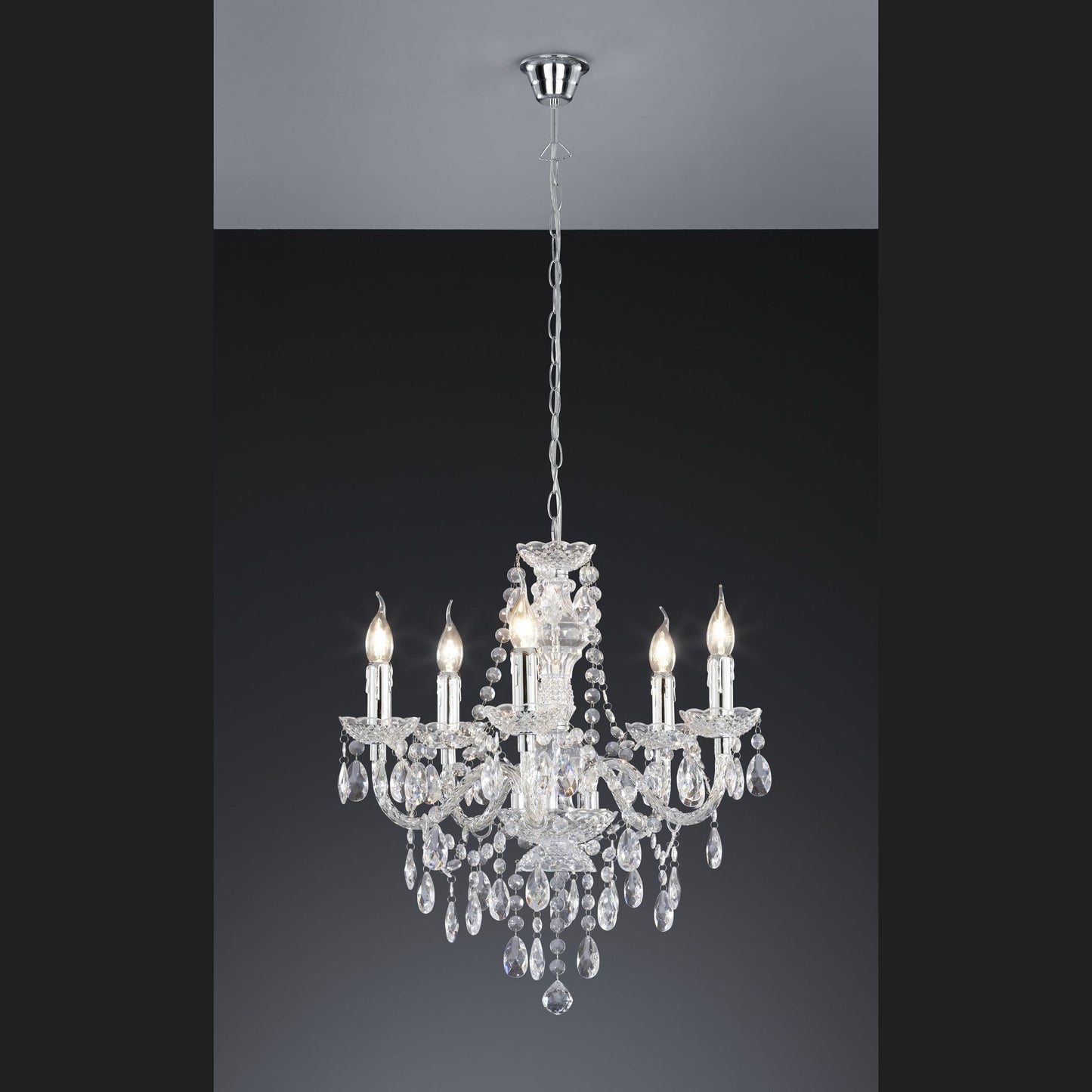 Lüster - Chandelier - Chrome - Reality