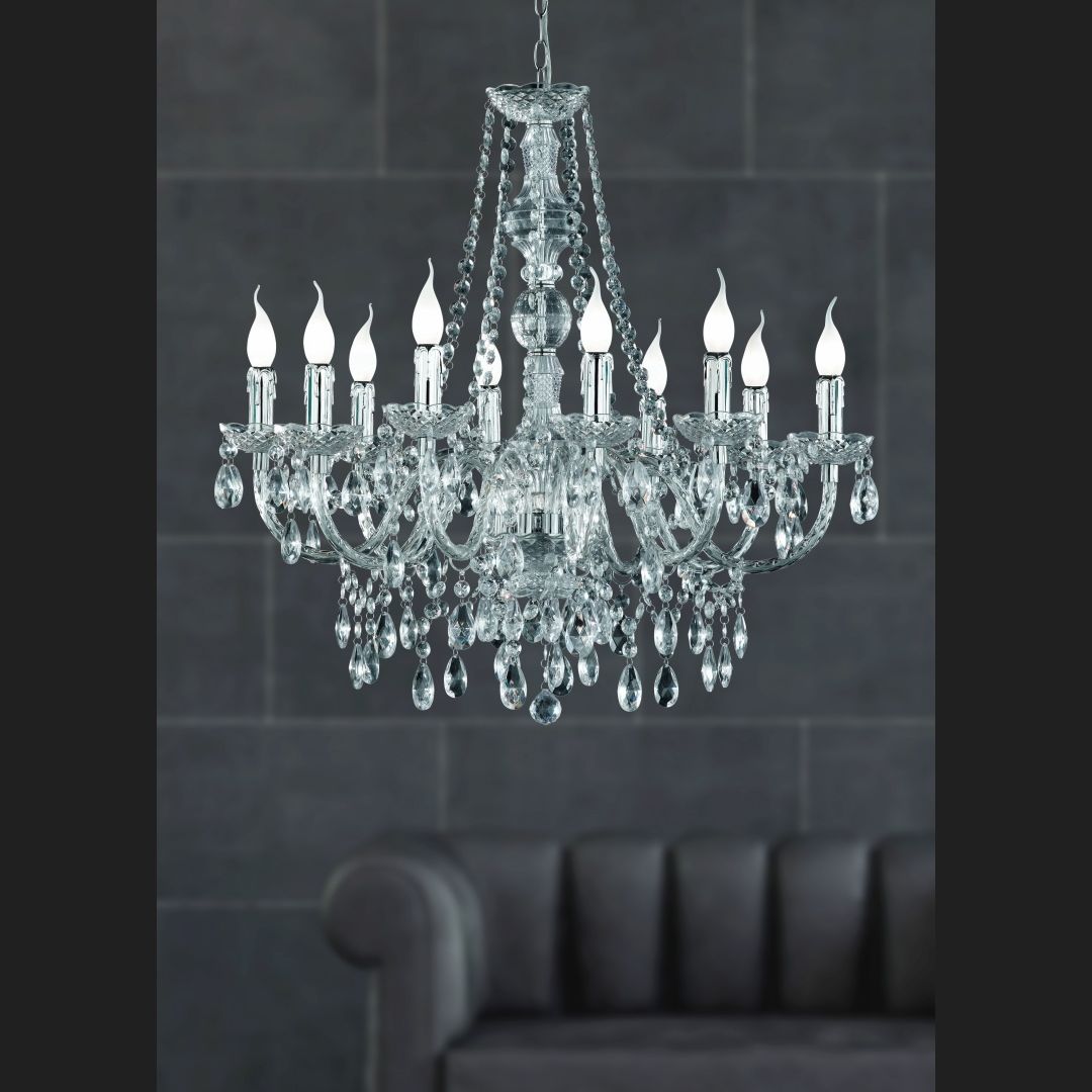 Lüster - Chandelier - Chrome - Reality