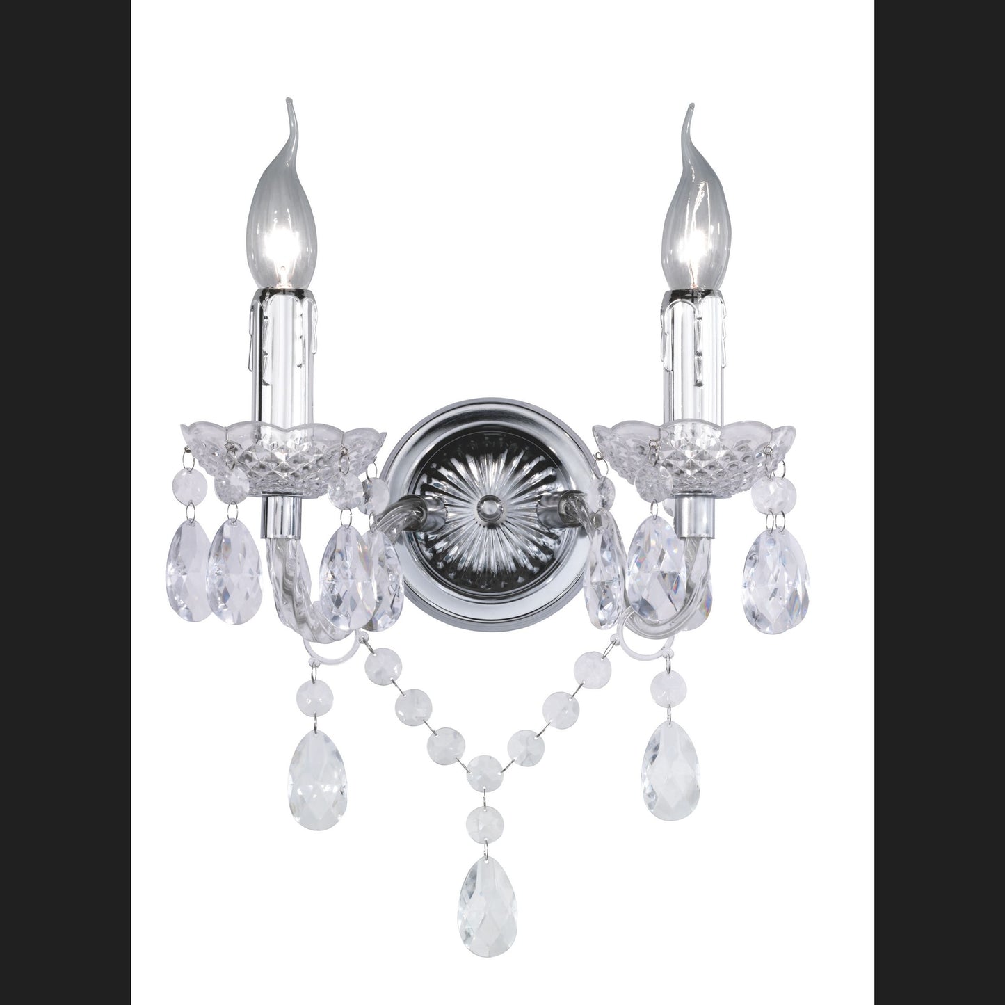 Lüster - Wall lamp - Transparent Clear - Reality