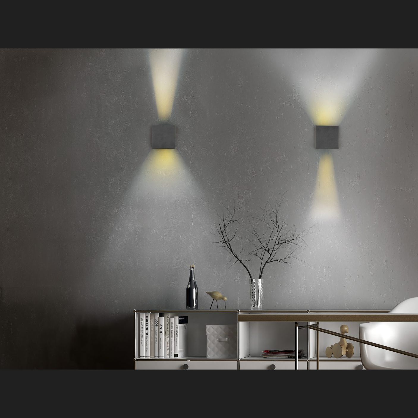 Talent - Wall lamp - Black Matt - Reality