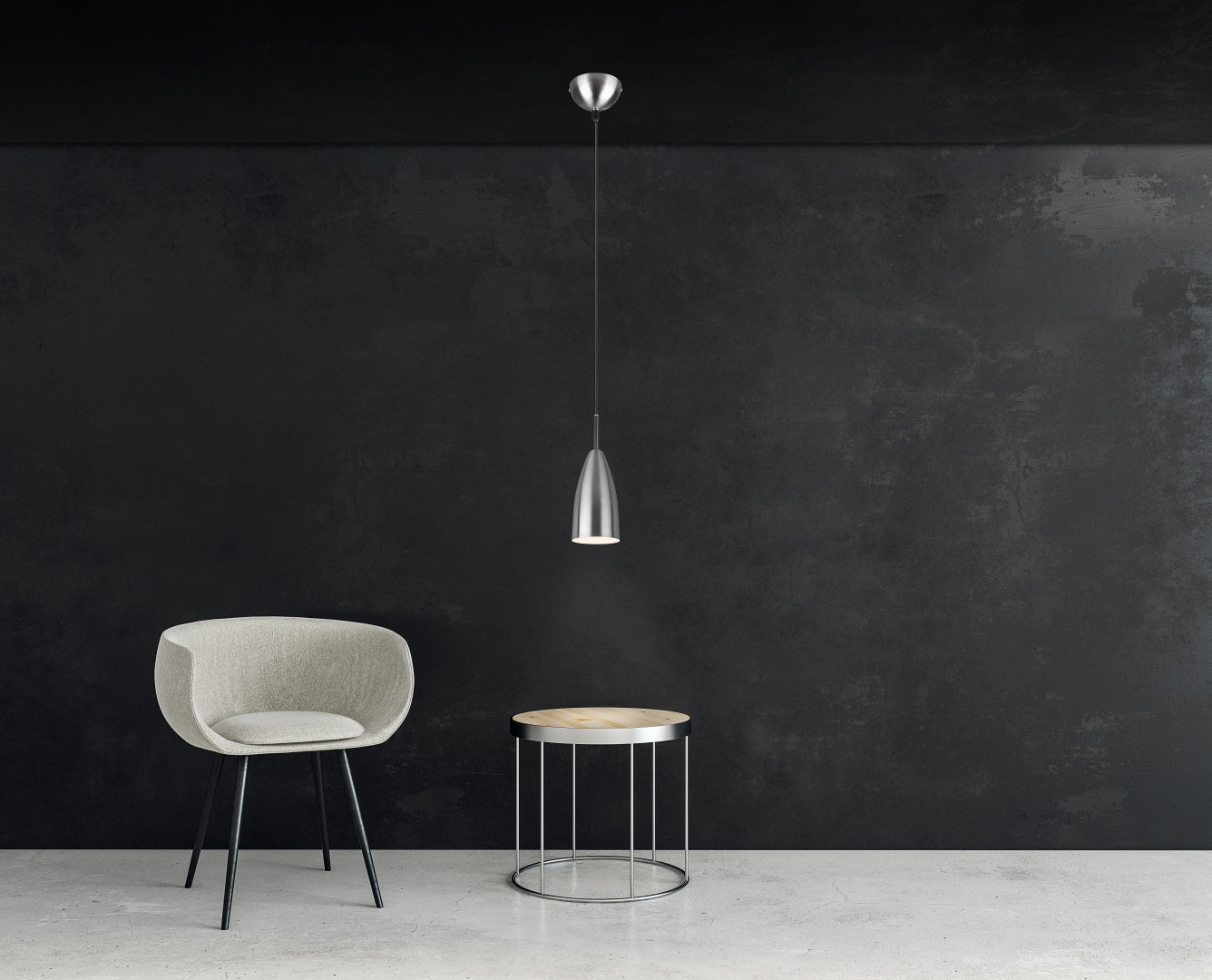 Farin - Pendant - Nickel Matt - Reality