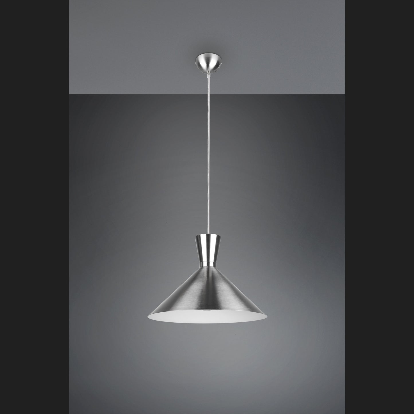 Enzo - Pendant - Nickel Matt - Reality