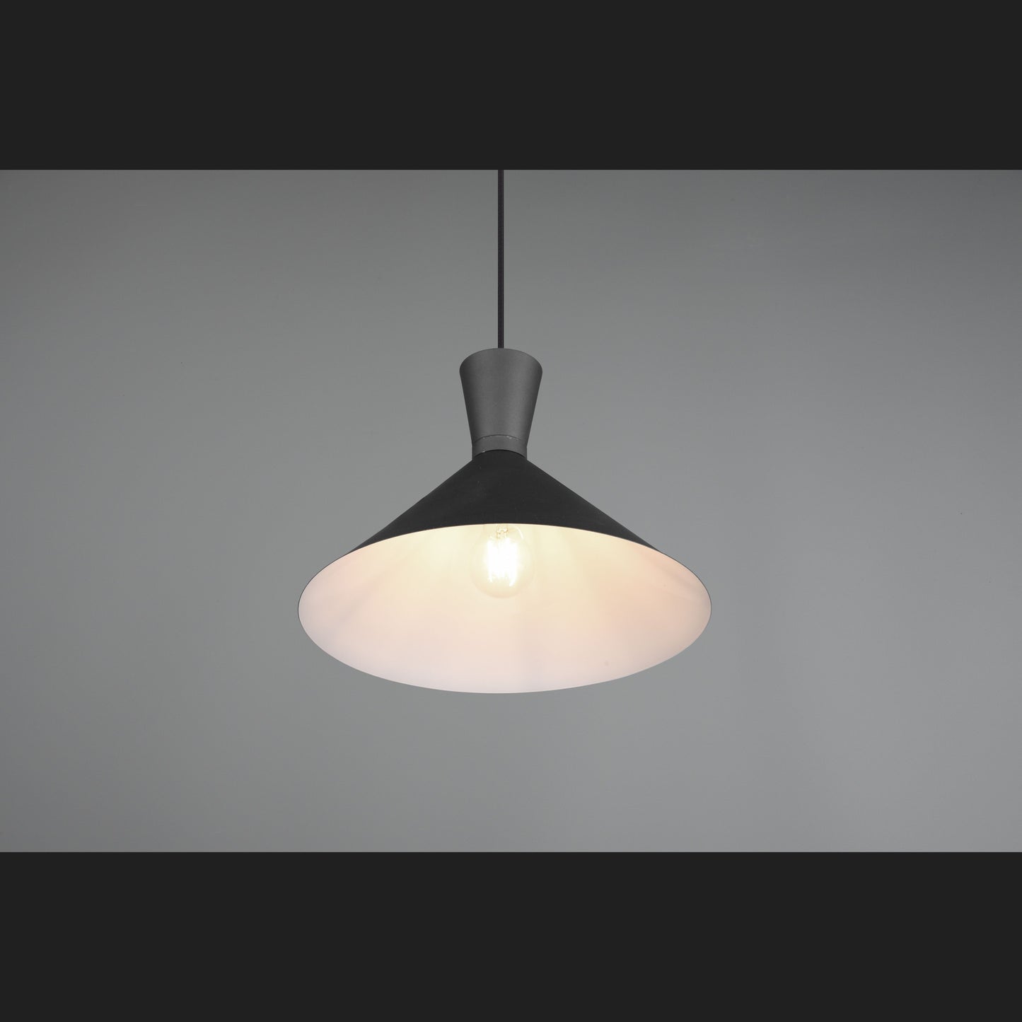 Enzo - Pendant - Black Matt - Reality