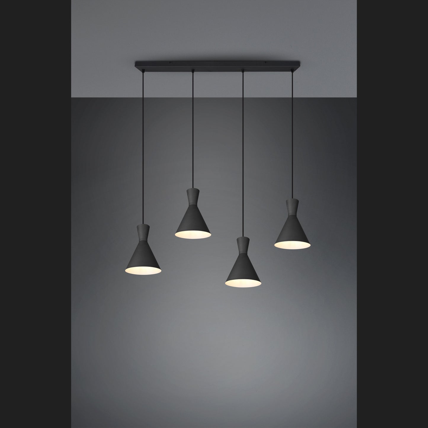 Enzo - Pendant - Black Matt - Reality
