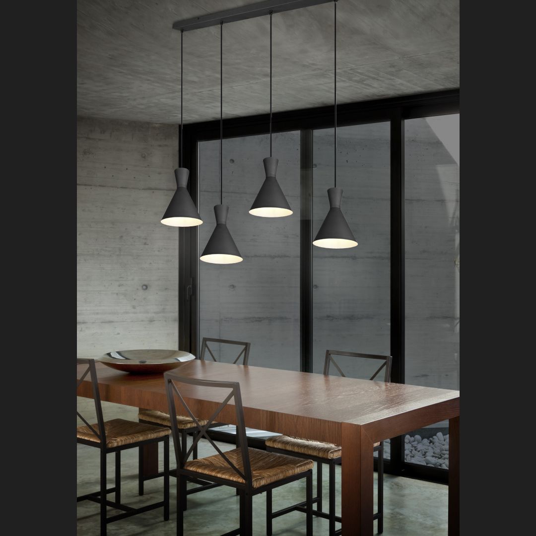 Enzo - Pendant - Black Matt - Reality