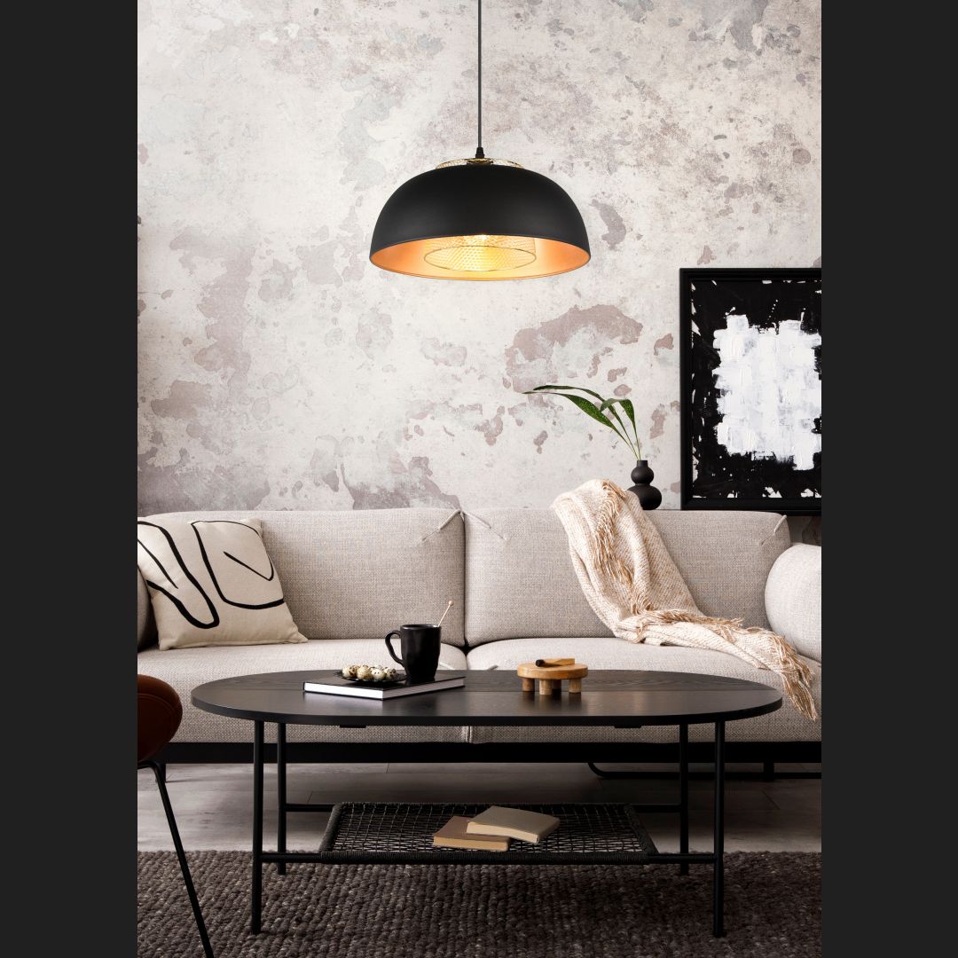 Punch - Pendant - Black Matt - Reality