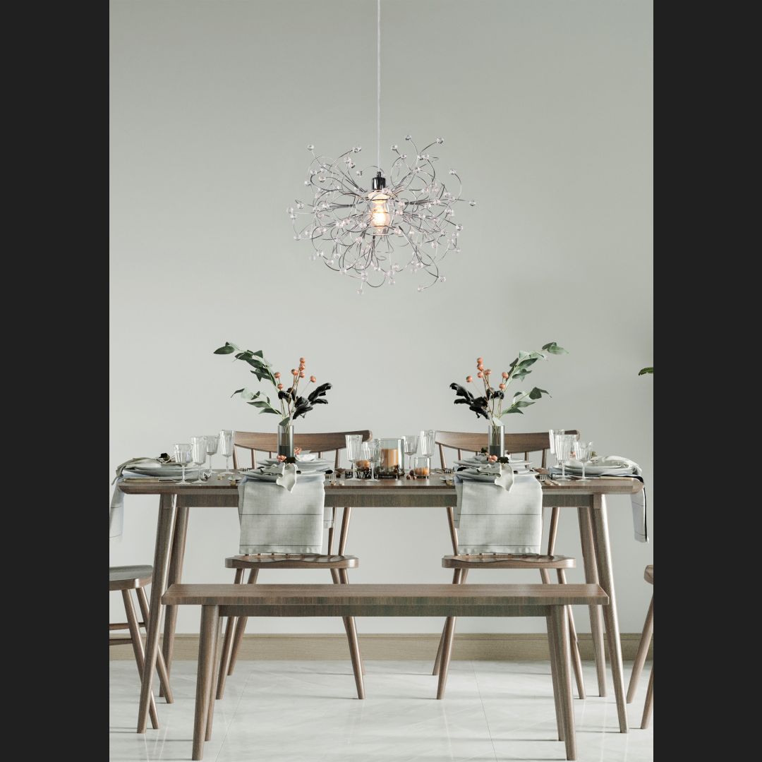 Gloria - Pendant - Chrome - Reality