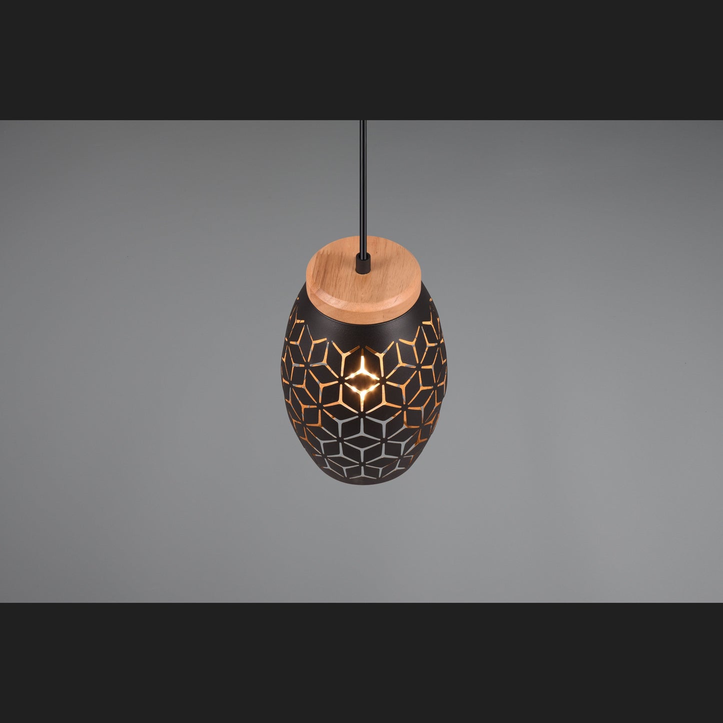 Bidar - Pendant - Black - Gold - Reality