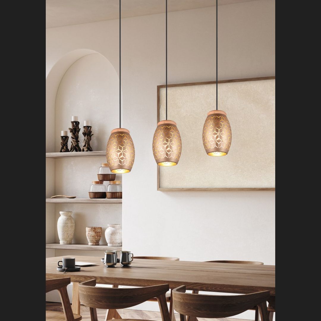 Bidar - Pendant - Coffee - Reality