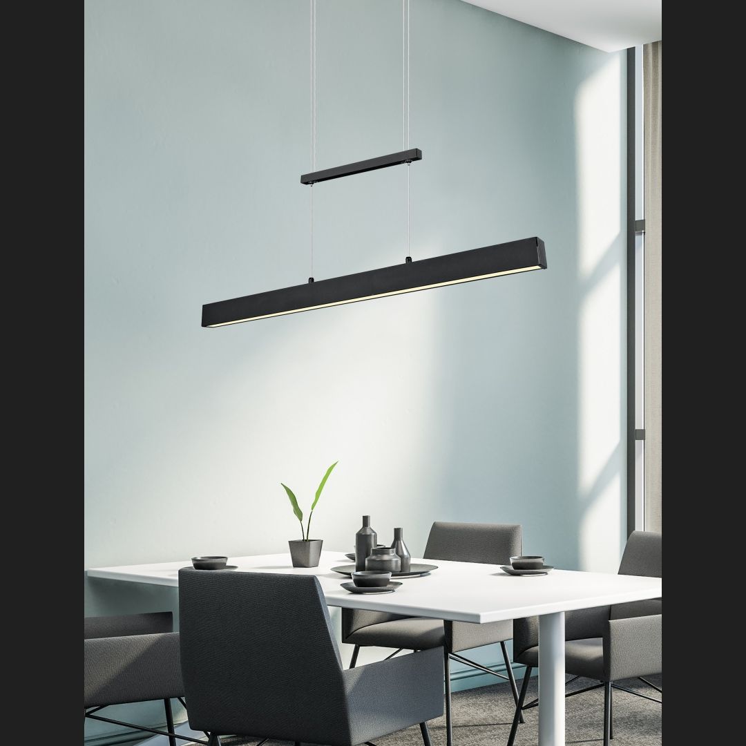 Paros - Pendant - Black Matt - Reality