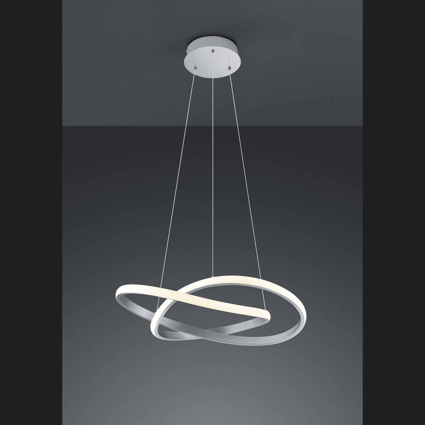Course - Pendant - Nickel Matt - Reality