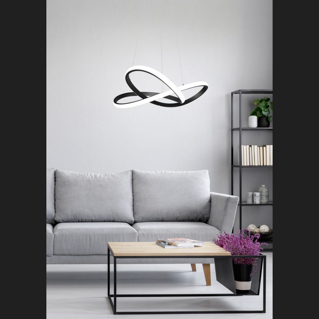 Course - Pendant - Black Matt - Reality