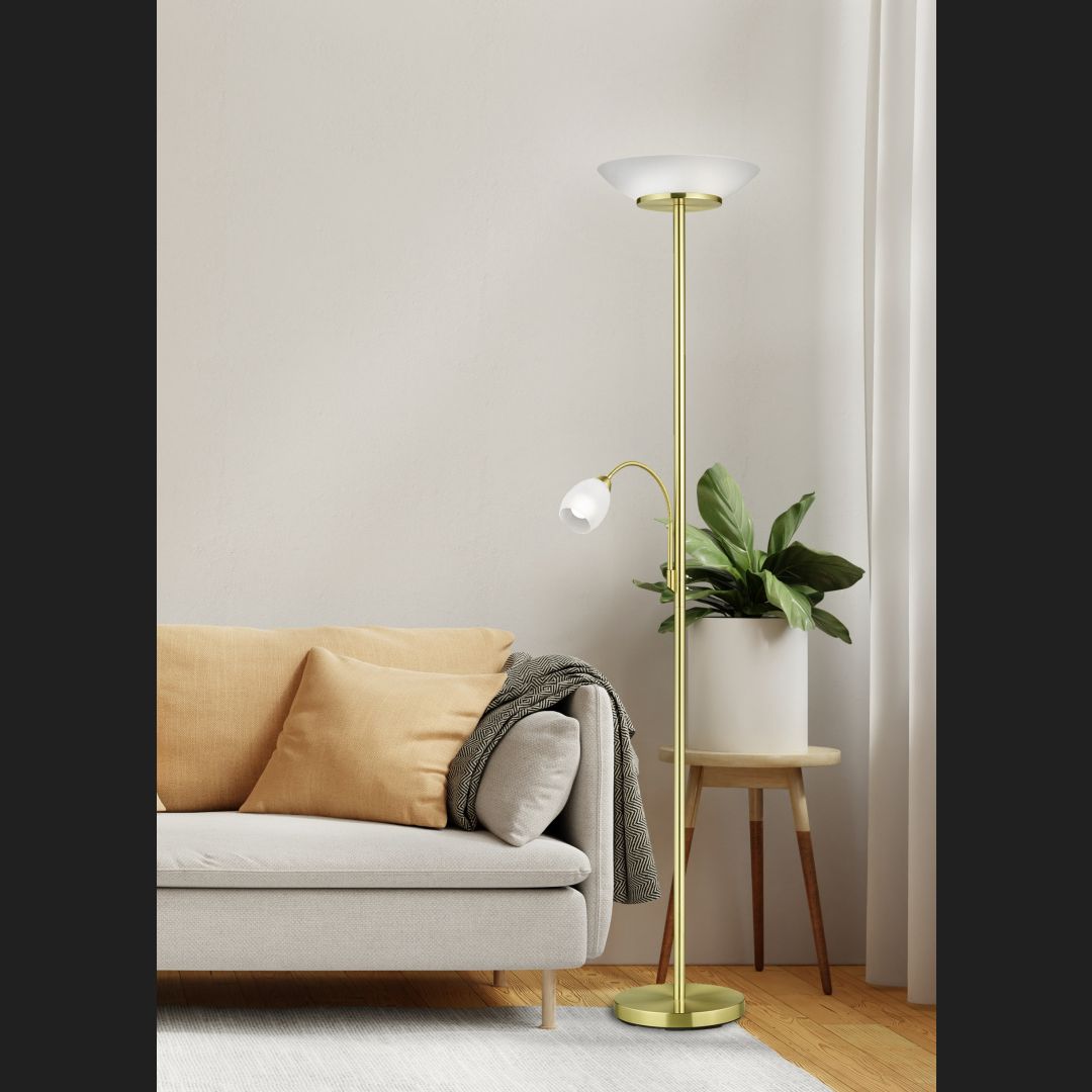 Gerry - Floor lamp - White - Reality