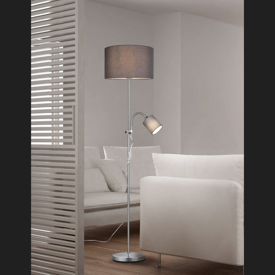 Owen - Floor lamp - Grey - Reality
