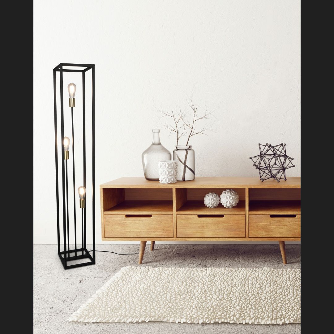 Vito - Floor lamp - Black Matt - Reality