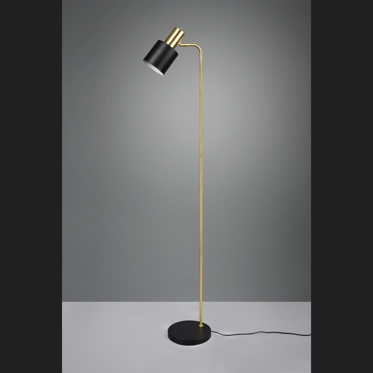 Adam - Floor lamp - Black - Gold - Reality