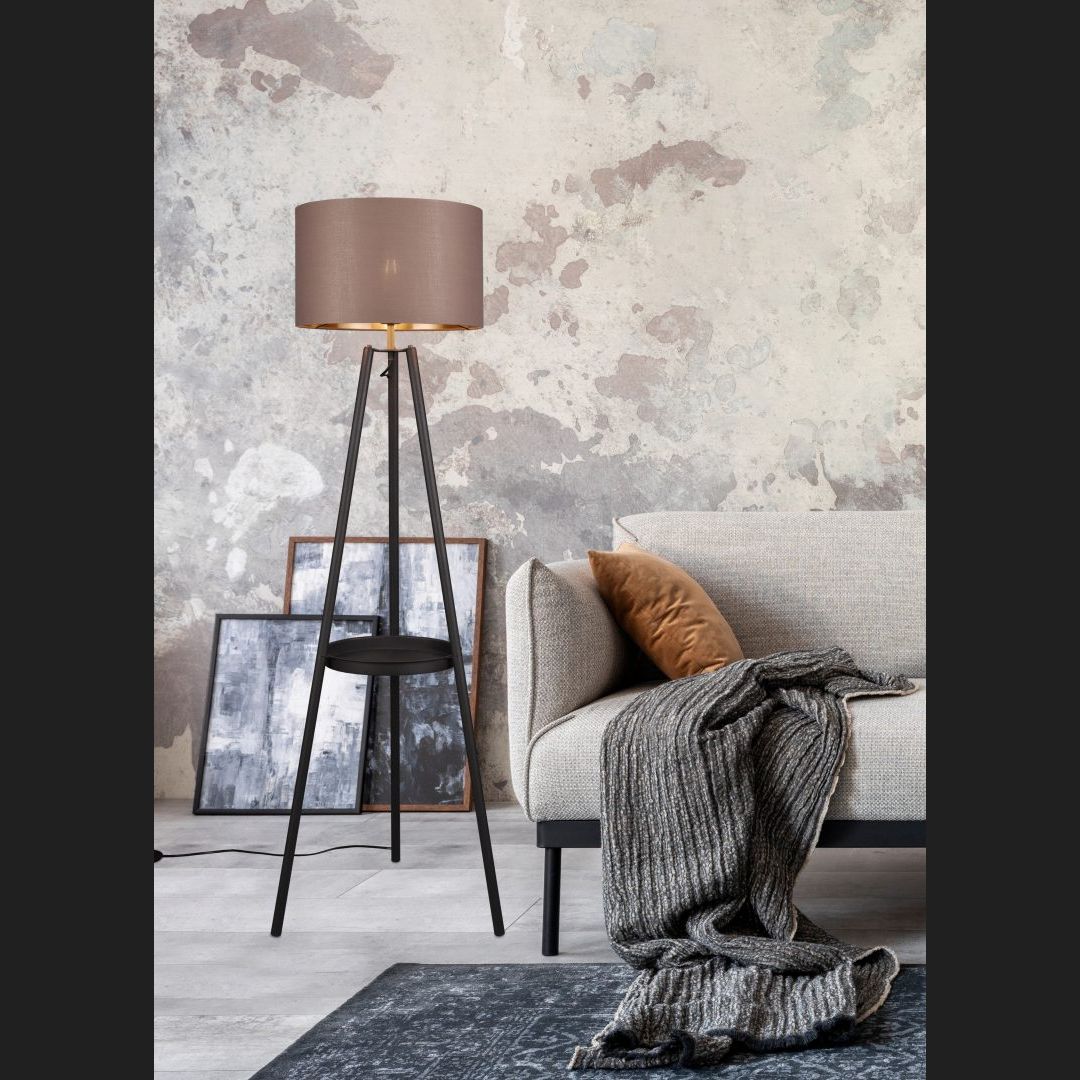 Colette - Floor lamp - Taupe - Reality