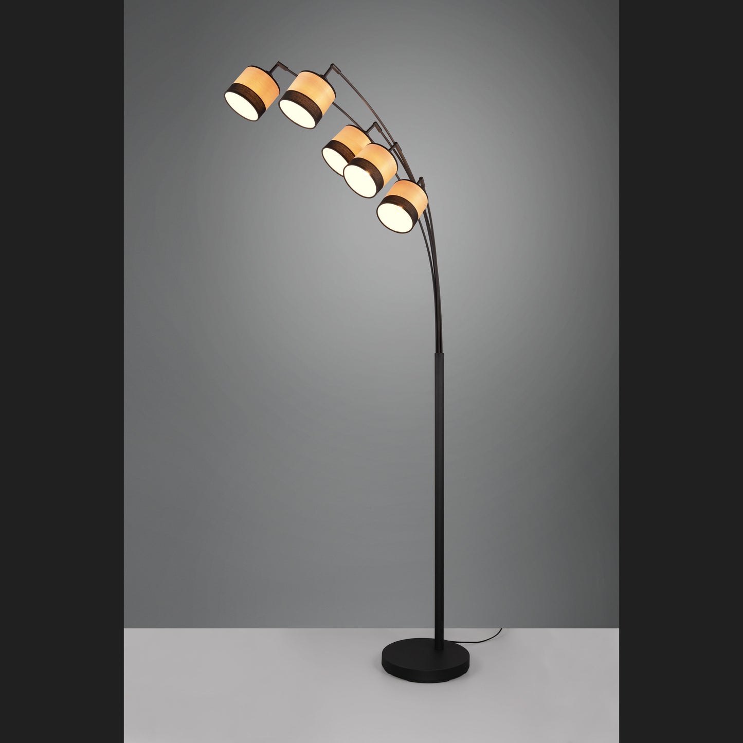 Bolzano - Floor lamp - Wood Imitation - Reality