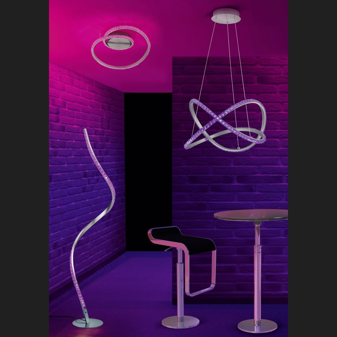 Rubin - Floor lamp - Transparent Clear - Reality