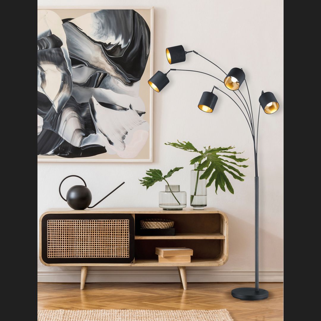 Tommy - Floor lamp - Gold - Reality