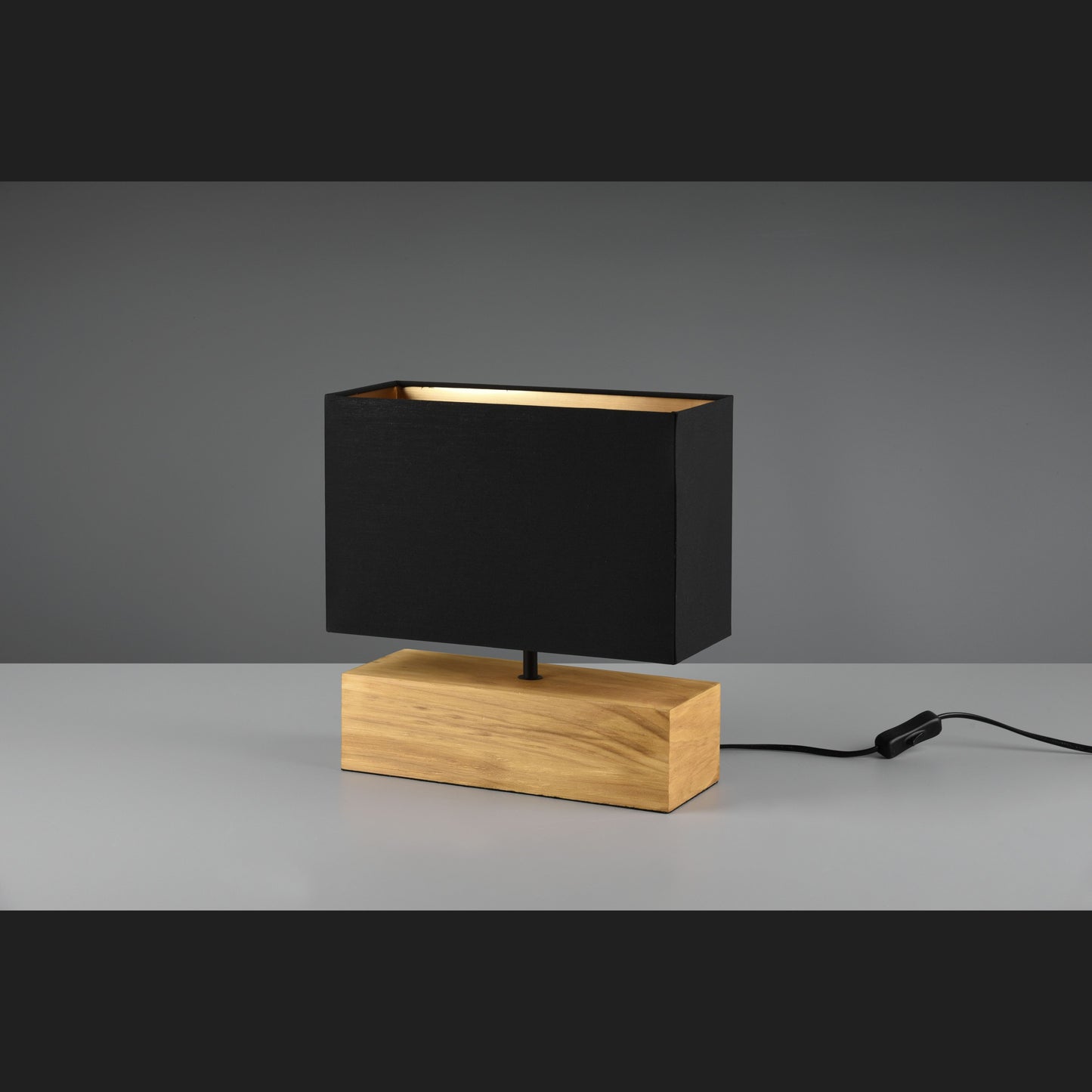 Woody - Table lamp - Black - Gold - Reality