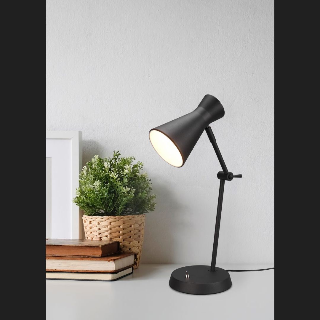 Enzo - Table lamp - Black Matt - Reality