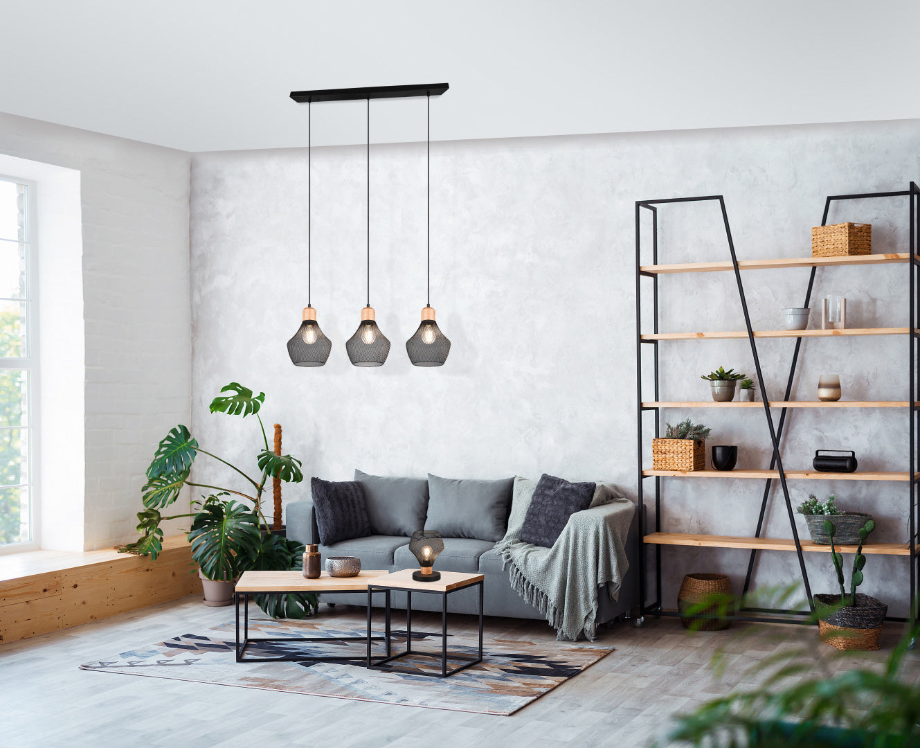 Valeria - Table lamp - Black Matt - Reality