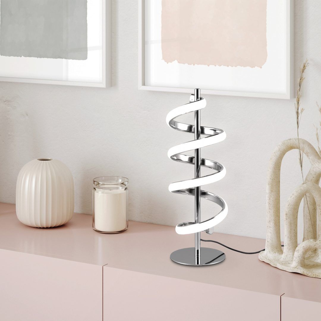 Laola - Table lamp - Chrome - Reality