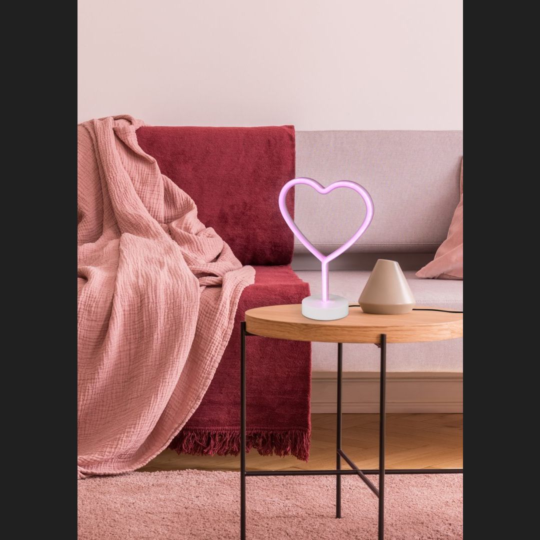 Heart - Table lamp - White - Reality